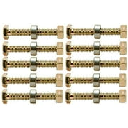 Pack of 10 Shear Pins & Nuts Compatible with AYP / Sears / Craftsman Parts 722130 1501216MA 9524MA 301172 301172MA