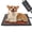 M(18"*22.5"), variant on Dog Cat Heating Pad Pressure Activated Pet Heating Pad Safe Automatic Electric Heated Bed Mat for Indoor, Warming Pad