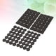 thumbnail image 5 of 4 unidades de 24 varillas de 3 mm (2 almohadillas redondeadas y 2 cuadradas). Almohadillas adhesivas para muebles, topes con almohadilla de goma para proteger el suelo y el sofá (negro)., 5 of 6