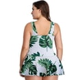 thumbnail image 3 of Plus Size Swimsuit for Women Two Piece Floral Bathing Suits with Shorts, 3 of 5