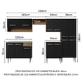 thumbnail image 2 of Cocina Integral 293cm Con Tarja Emilly Madesa 09, 2 of 10