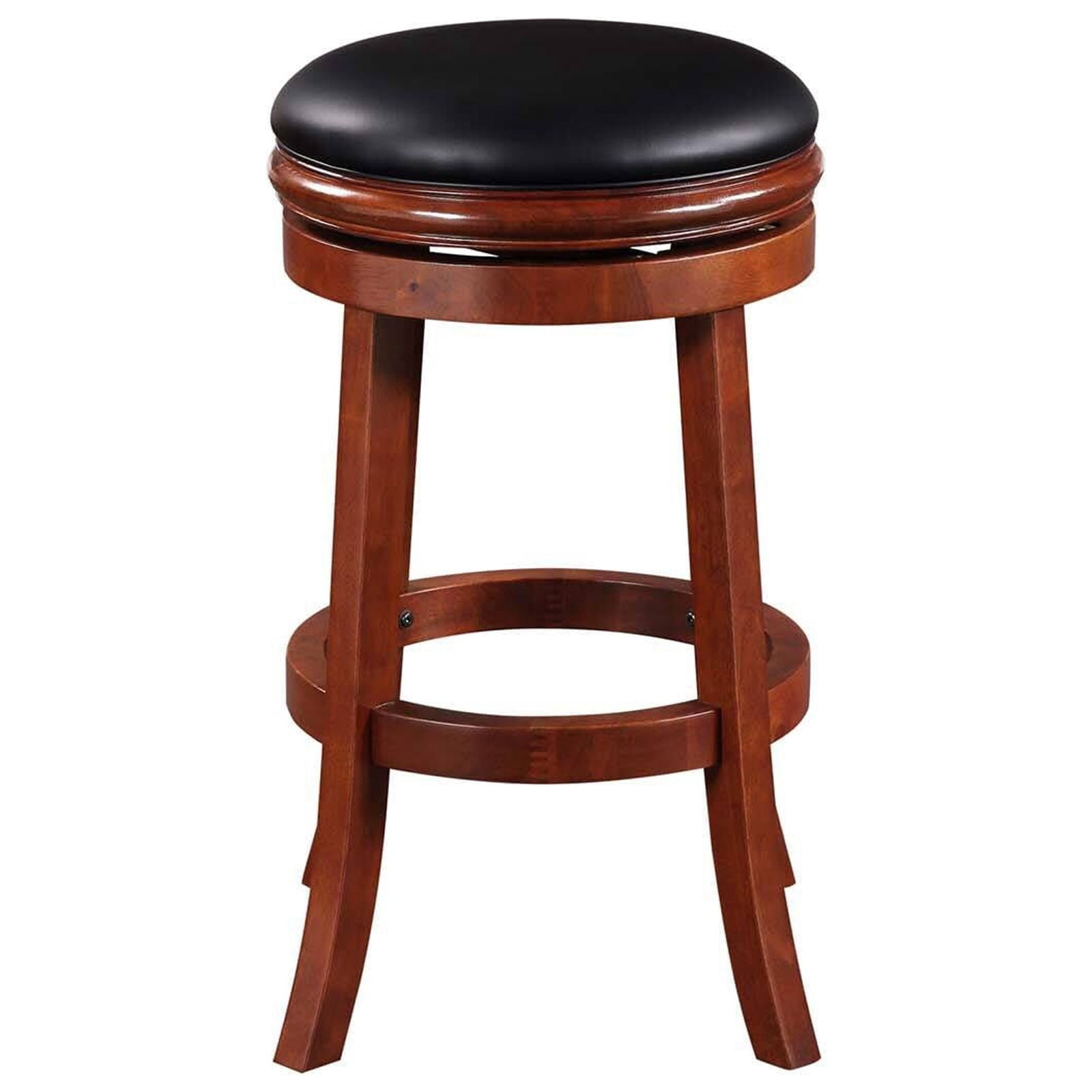 Boraam 29in. Backless Swivel Wood Bar Stool - Cherry Finish
