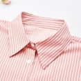 thumbnail image 4 of CYSFASHION Detachable Collar for Women Solid Half Shirts Family Business Casual V Neck Dicky Collar Blouse Pink, 4 of 7
