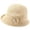 Beige, variant on Sun Hats For Women Pearl Decor Topper Hat Sunshade Hat Breathable Lightweight Beach Hats Beige,One Size