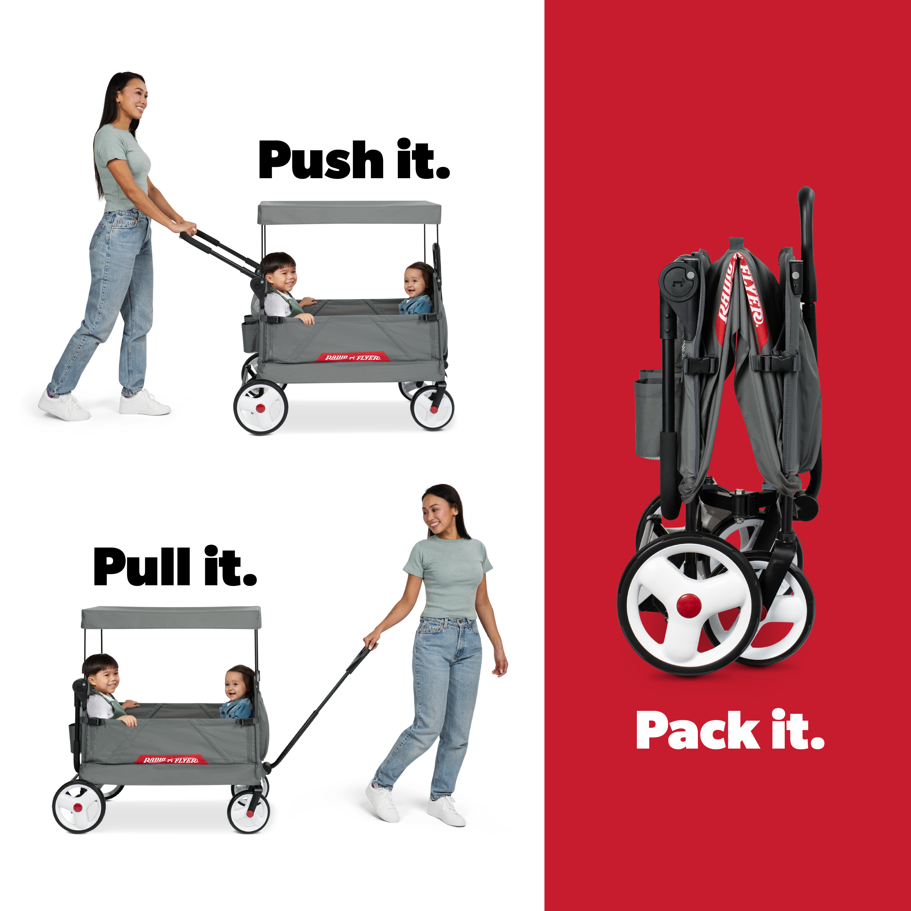 Radio Flyer Compass Stroll 'N Wagon photo 5