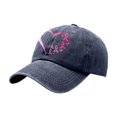 thumbnail image 4 of XIAOCHA Women's Printed Baseball Cap Adjustable Dad Hat Farm Snapback Hat,Navy, 4 of 4