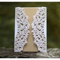 thumbnail image 3 of Tarjeta de invitación cortada con láser, 50 piezas, invitaciones de boda, tarjetas de felicitación con patrón de mariposa, tarjeta de regalo con sobre para fiesta de cumpleaños, 3 of 3