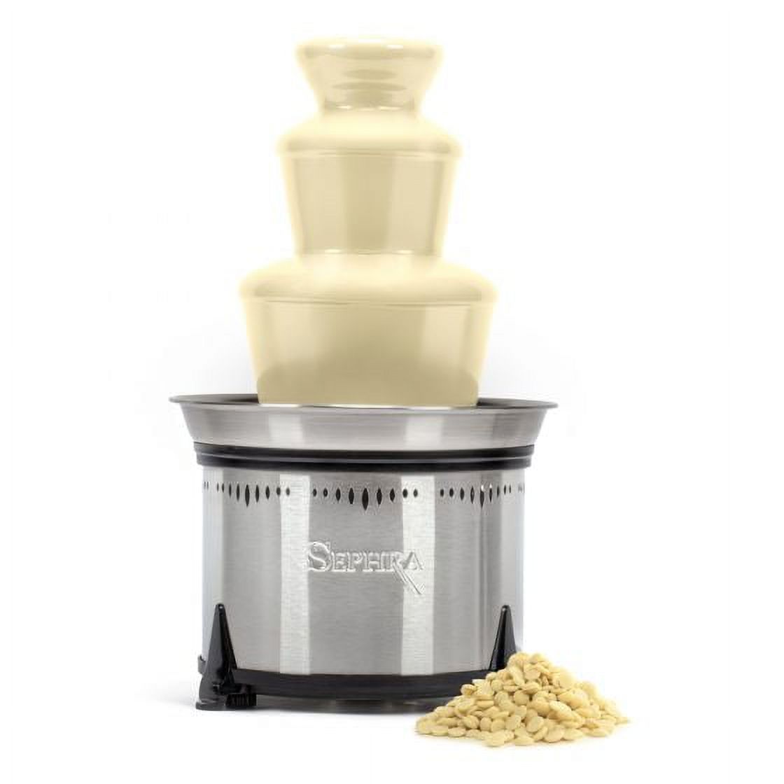 Sephra  Fountain-Ready Belgian White Chocolate (33.5% Cocoa), 2lb Microwavable Bag- Chocolate Fountain Chocolate