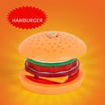 thumbnail image 3 of Wooden Pretend Hamburger Sandwich Stacking Toy, Simulation Fast Food Building Play Food Set with Order Cards, Kitchen Pretend Play House Toys, Role Play Toy for Kids Ages 3 and Up, 3 of 7