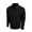 Black, variant on Fashion Top for Men - Men's Lapel Collar Long Sleeve Performance Shirt with Quick-Dry Athletic Comfort and UPF for Casual Business Wear Casual Shirts,Black,M