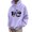 A351 Purple, variant on Yuncity Halloween Hoodie Men Letter Print Pullover Sweatshirt Casual Warm Lined Hooded For Fall Winter Comfort Casual Tops Size L Beige