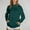 Green, variant on Brondbend Hoodie Sweatshirt for Women Pullovers Women Mock Neck Long Sleeved Solid Color Pocket Fashion Top with Drawstring Loose Fit Fall Winter Party Work Casual Top (Blue)