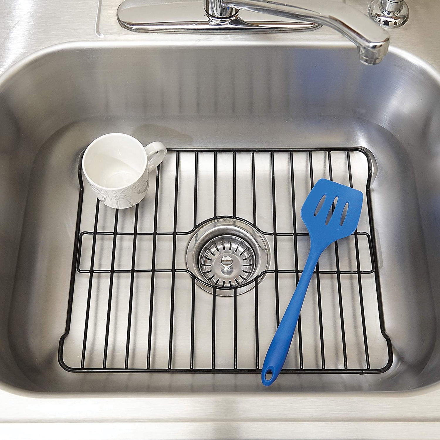 Better Houseware Medium Sink Protector (Black), 1486/EPT