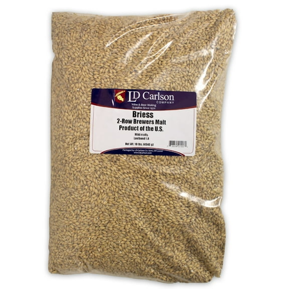 Briess  2 row Malted Barley Whole Grain, 10lbs