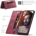 thumbnail image 5 of Wallet Case for Samsung Galaxy A23 2022,Magnetic Protect PU Leather Flip Case with Card Holders RFID Blocking Kickstand Shockproof Protection Case for Samsung Galaxy A23 4G/5G 2022 (Red), 5 of 18