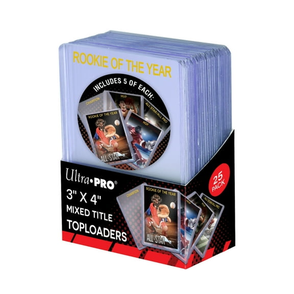 Ultra PRO: Toploader - 3" x 4" (25ct - Mixed Title Toploaders)