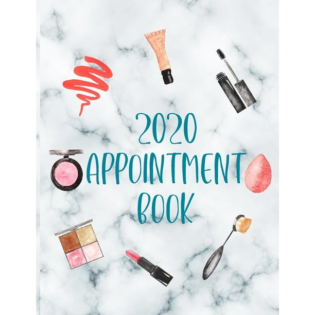2020 Appointment Book Makeup Artist Daily Appointment Book with Face
