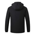 thumbnail image 4 of guisaled Men's Heated Jacket Hooded Zipper Warm Winter Down Heated Coat Usb Charging Lightweight Solid Widproof Puffer Jackets, 4 of 7