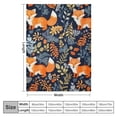thumbnail image 4 of ARISTURING Cute Fox Blanket-Fox Blanket for Boys, Girls Fox Gift for Fox Lovers-Cozy Soft Flannel Lightweight and Warm Used for Room Bed Camping, 4 of 6