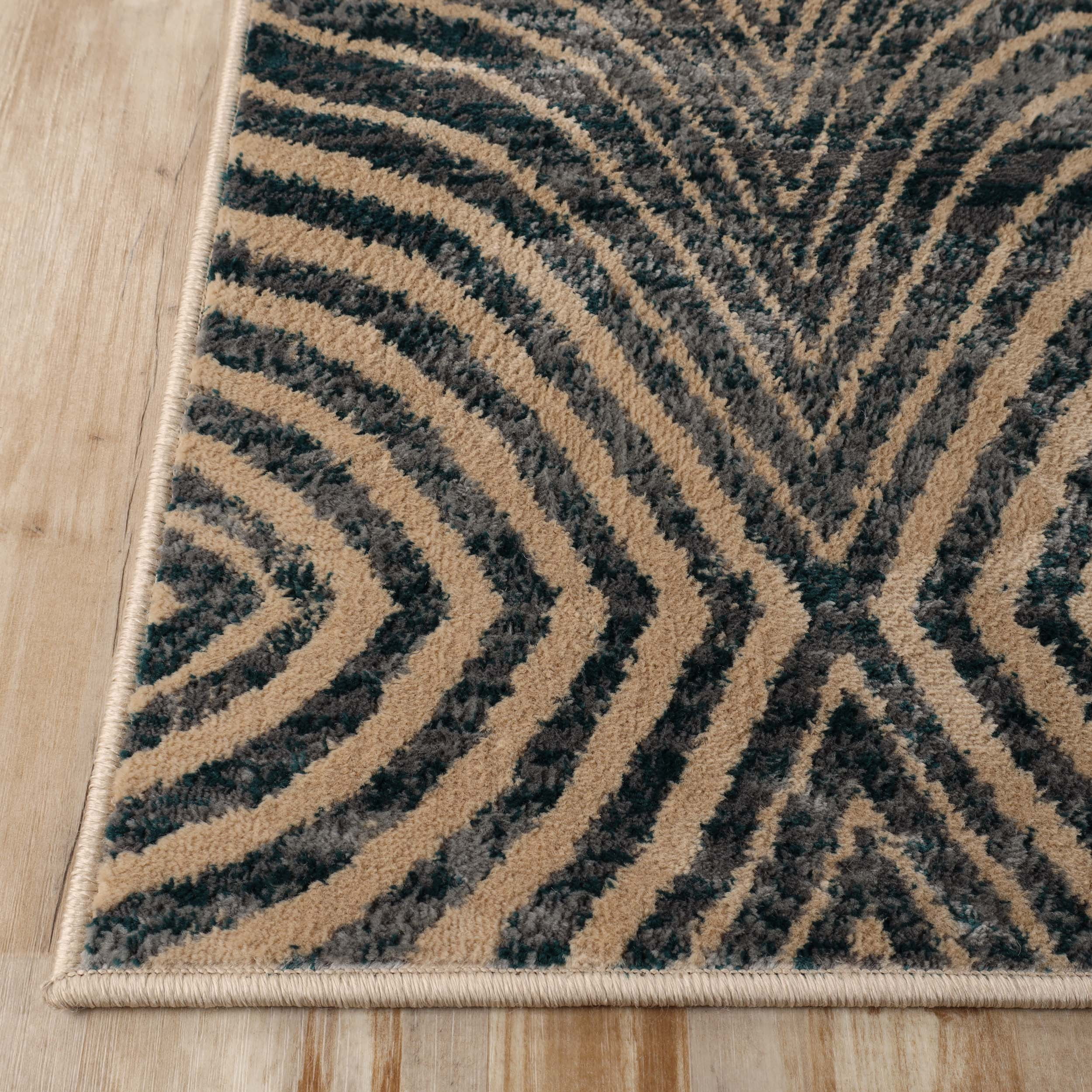 Superior Cullen Modern Abstract Indoor Area Rug, 5' x 8'
