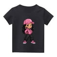thumbnail image 6 of Frwgonr Big Girl Tees Short Sleeve Girls Casual Shirts Graphic Tops Back of School Clothes Black, Size 3-15 Years, 6 of 6