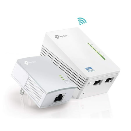TP-Link AV600 Powerline WiFi Extender - Powerline Adapter with N300 WiFi, Power Saving, Ethernet over Power(TL-WPA4220