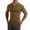 Brown, variant on Mens Knit Polo Shirts Long Sleeve Shirt Casual Lightweight Fashion Textured Collared Pullover Golf Athletic T-Shirts Black/M