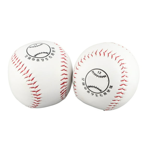 Accesorio deportivo, 2 piezas de pelota de softbol de 12 pulgadas, pelota de softbol de PU, pelota de softbol de vanguardia Características