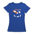 thumbnail image 1 of T-shirt Chat Ombres de Chat pour Femmes, 1 of 1