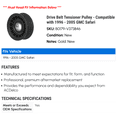 thumbnail image 2 of Drive Belt Tensioner Pulley - Compatible with 1996 - 2005 GMC Safari - AC Delco, 2 of 2