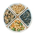 thumbnail image 3 of JS Gourmet - Appetizer Serving Set, Bamboo Tray, Ceramic Bowls and Spoons, 3 of 4