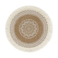thumbnail image 1 of Rattan Trivet Mats Heat Insulation Flax Dining Table Non-Slip Placemat, 1 of 7
