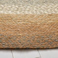 thumbnail image 3 of SAFAVIEH Braided Dorinda Bordered Reversible Area Rug, Ivory/Green, 6' x 6' Round, 3 of 11