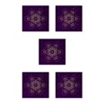 thumbnail image 3 of Ruiboury Elegant Astrology Tarot Card Game Tablecloth Crystal Grid Tablecloth Decor Purple 60x60cm 5Set, 3 of 6