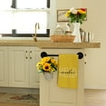 thumbnail image 2 of JOOCAR Kitchen Towels, Spring Yellow Jasmine Bee Hello Sunshine 16x27.5 Inch Kitchen Towels for Kitchen Decor Housewarming Gift Towels Set of 2, 2 of 6