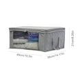 thumbnail image 1 of Folding Storage Boxes Closet Organizer Clothing Storage Box with Zipper Lid and Clear Window, 1 of 3