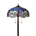 thumbnail image 4 of Warehouse of Tiffany 18-inch Floor Lamp in Bronze Metal Finish, 4 of 7