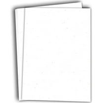 Hamilco Colored Cardstock Paper 11" x 17" Speckled White Mix Color Card Stock Paper 50 Pack