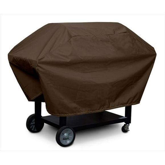 KoverRoos 93050 Weathermax 2-Shelf Barbecue Cover&#44; Chocolate - 23 D x 55 W x 23 H in.
