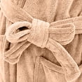 thumbnail image 5 of SELONE Fluffy Bathrobes for Women Coral Fleece Robe Lace up Long Sleeve Sleepwear with Pockets Spa Shower Housecoat, 5 of 8