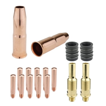 Smart Weld 24A-62 Gas Nozzles - 5 Pack - 5/8" For Tweco Lincoln 300-400A MIG Guns