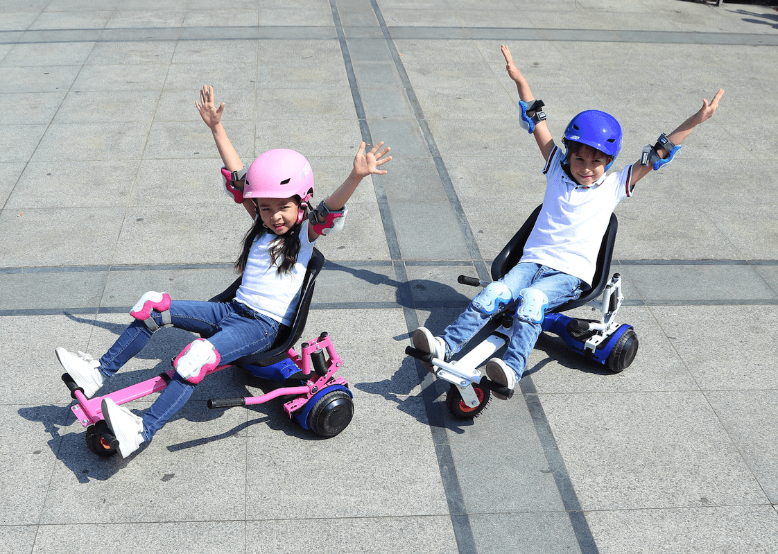 All In One Hover Cart Attachment For Hover-Rider - Transform your Hover-Rider into a Go Kart with Hovercart - Red