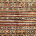 thumbnail image 1 of Ahgly Company Indoor Square Abstract Saffron Red Abstract Area Rugs, 3' Square, 1 of 6