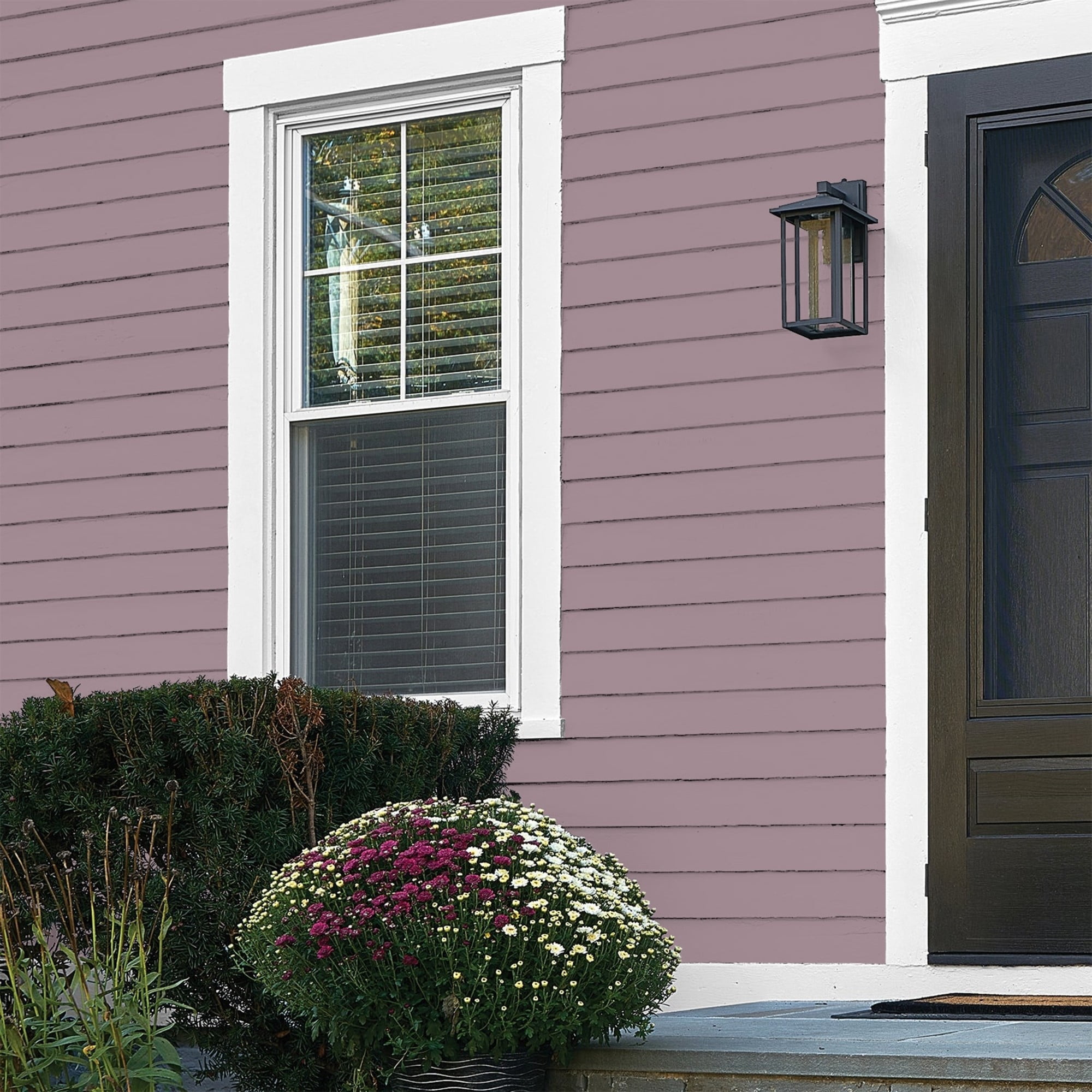 Glidden Fundamentals Gothic Amethyst / Purple, Flat Exterior Paint, 1 Gallon