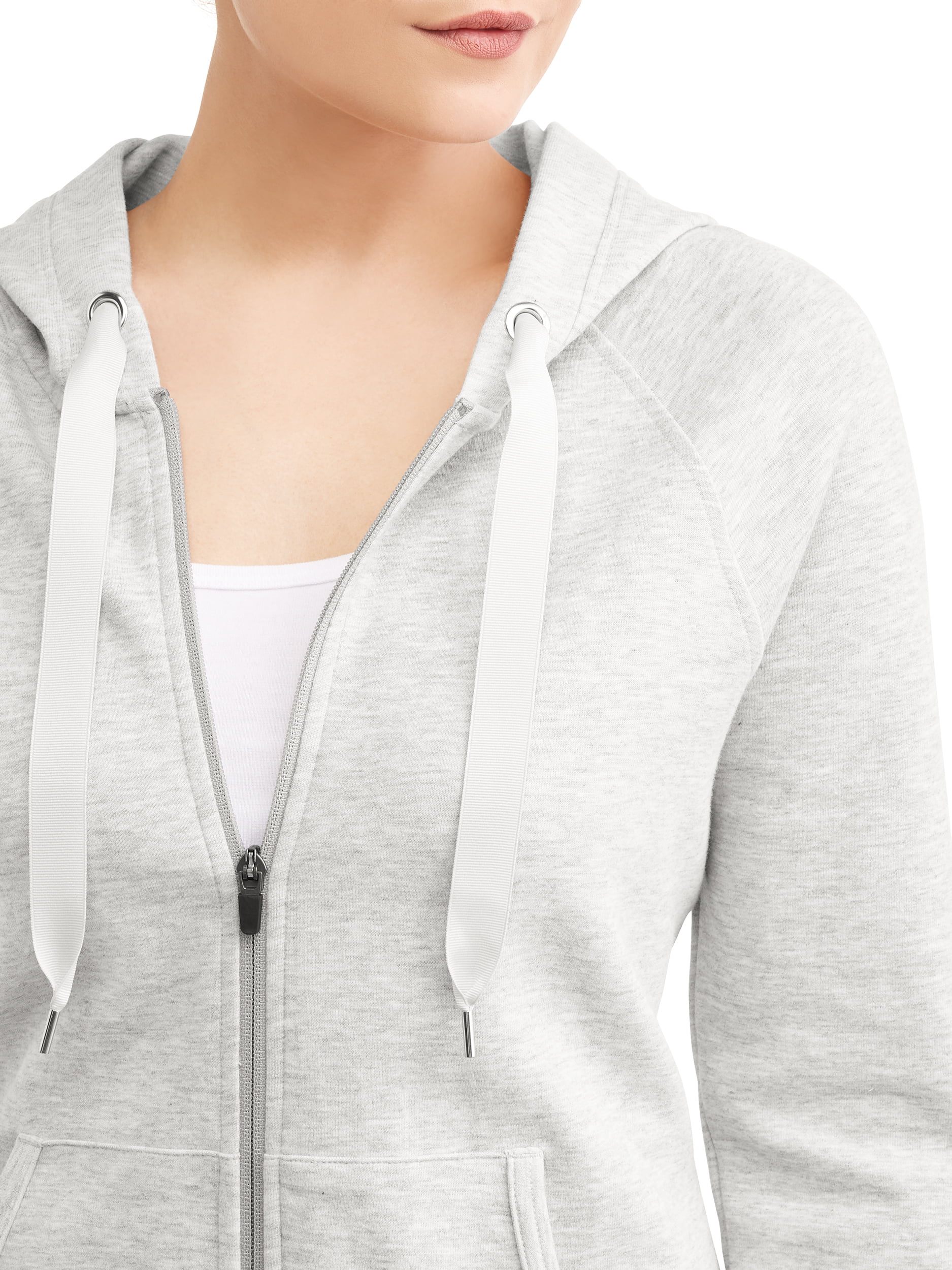 Women's Athleisure Double Knit Tunic Zip Up Sweatshirt - Walmart.com