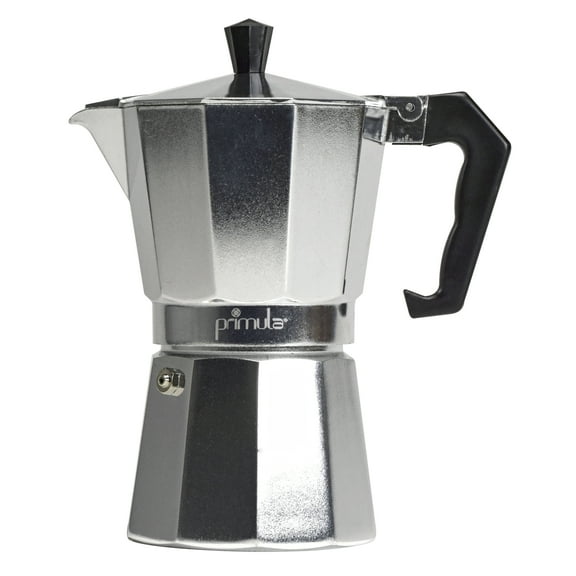 Primula Aluminum 6 Cup Stove Top Espresso Maker- Polished