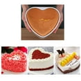 thumbnail image 2 of Heart-Shaped Non-Stick Cake Pan - Aluminum Alloy Chiffon Cake Mold, 6/8/10 In, Easy Demould, Durable, for Baking, 2 of 6