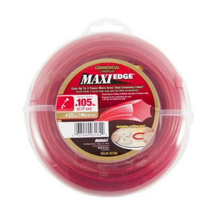 Arnold Maxi-Edge Commercial Grade String Trimmer Line - .105-Inch x 90-Feet