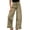 Coffee, variant on SBYOJLPB Women's Polka Dot Jeans Pants Trendy Pleated Hem Loose Comfortable Denim Pants
