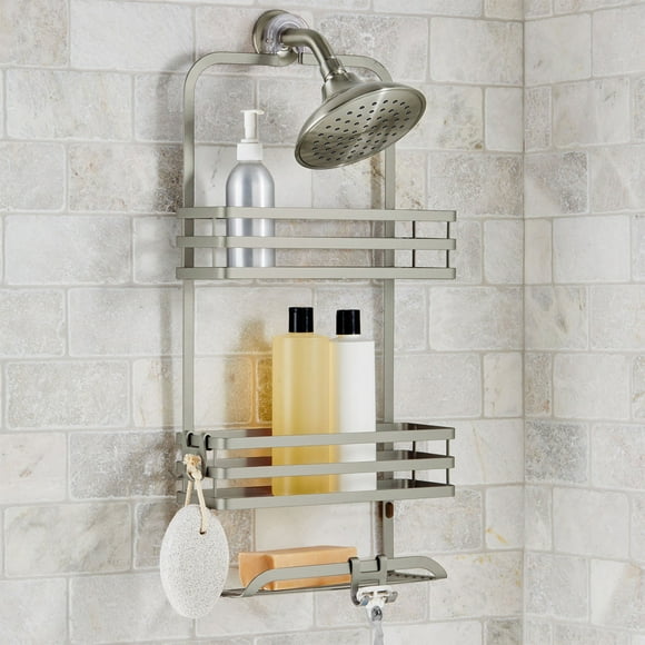Better Homes & Gardens Satin Nickel or Matte Black over the Shower Caddy